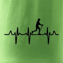EKG nordic walking muž