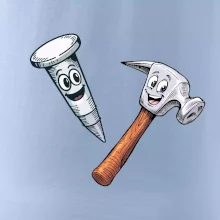 Parové tričko - Kladivo a klinec