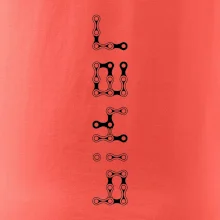 Biker nápis na výšku reťaz