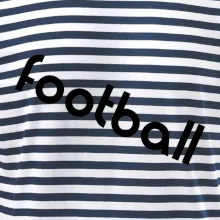 FOOTBALL nápis šikmo