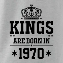 Kings are born in 1970