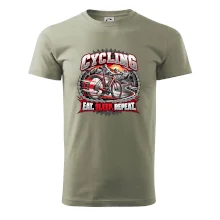 Bicykel medzi horami eat sleep repeat