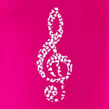 Husľový kľúč z nôt