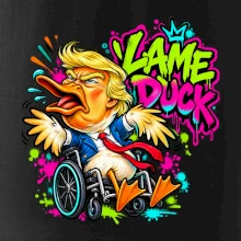 Trump lame duck graffiti