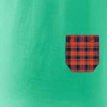 Flanelové triko červené