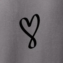 Srdce nekonečno na prsník