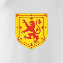 Škótsky lev na hrudi