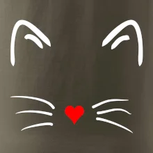 Mačka - srdce namiesto nosa