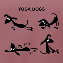 Psie yoga (Hana-creative)