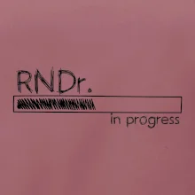 In progress titul RNDr. doktor / doktorka prírodných vied