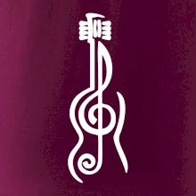 Husľový kľúč gitara