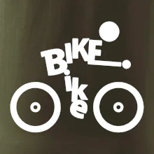 Bike nápis postava