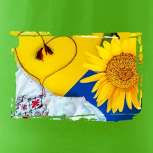Ukrajina slnečnice a kroj Ukrajina slnečnice a kroj