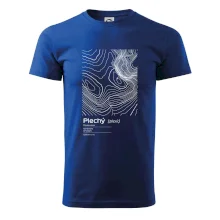 Plechý - vrstevnice v obdĺžniku