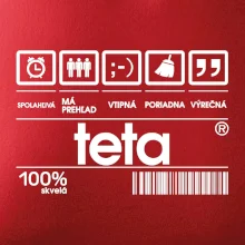 Čiarový kód - teta