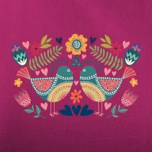 Folklór - dva farebné vtáčiky Folklór - dva farebné vtáčiky