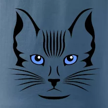 Mačka hlava skica Mačka hlava skica