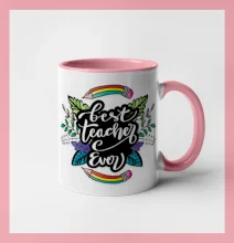 Farebné ceruzky best teacher ever