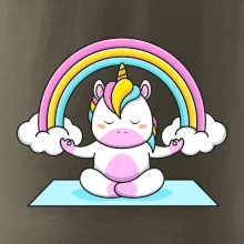 Yoga jednorožec - dúha