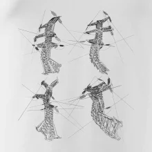 Skrútený stožiar vysokého vedenia