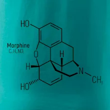 Molekulárna štruktúra Morfín