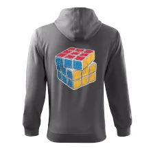 Rubikova kocka kreslená