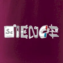 Science věda nápis