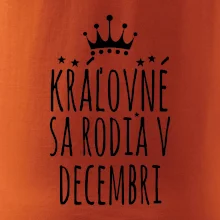 Kráľovné sa rodia v decembri