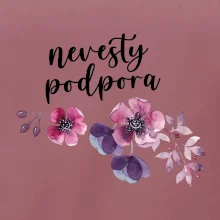 Nevesty podpora kvety ružové