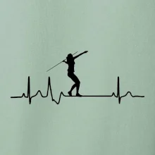 EKG hod oštepom žena