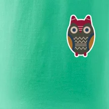 Folklór na prsníku sova