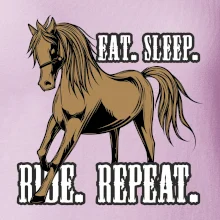 Eat Sleep Ride Repeat Western