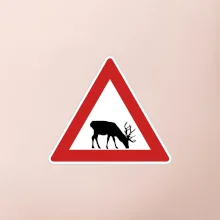 Dopravná značka - Pozor žreb