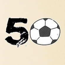 Futbal okrúhle narodeniny 50