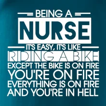 Being a nurse - bike