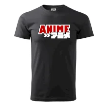 Anime nápis červený