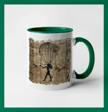 Egyptské hieroglyfy parašutista