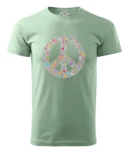 Peace symbol lístočky