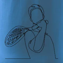 Tenista jedným ťahom