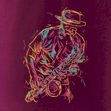 Jazz saxofón splash