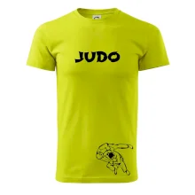 Judo nápis + postavy