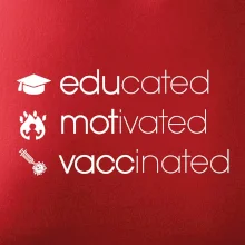Educated motivated vaccinated Educated motivated vaccinated