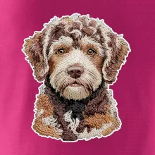 Lagotto romagnolo vyšívaná hlava