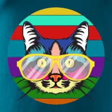 Mačka pri farebnom západe Mačka pri farebnom západe