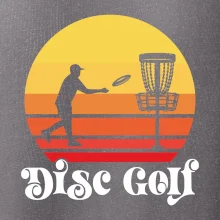 Disc golf postava vintage Disc golf postava vintage