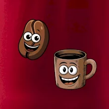 Parové tričko - Hrnček a káva