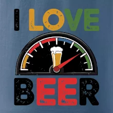 I love beer - palivoměr