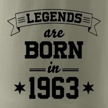Legends are born in 1963