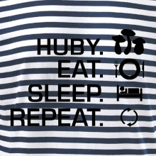 Huby Eat Sleep Repeat Huby Eat Sleep Repeat