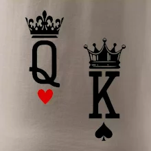 King & Queen logo na prso